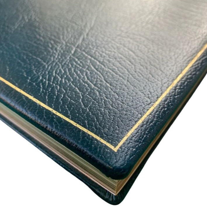 Personalized Guest Book / Notebook / Memory Book | Superior Quality | Classic Luxury | 9 by 7 Inches | Blank Pages | Charing Cross