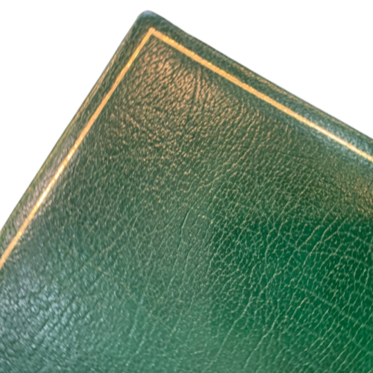 Leather Notebook / Guest Book, 9" x 7" | Vertical | Blank Pages | Buffalo Calf | Charing Cross