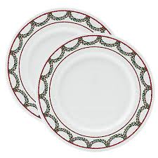 Halcyon Days Christmas | Vintage Christmas Garland Bone China Charger Plate | 13" Charger Plate | Retired