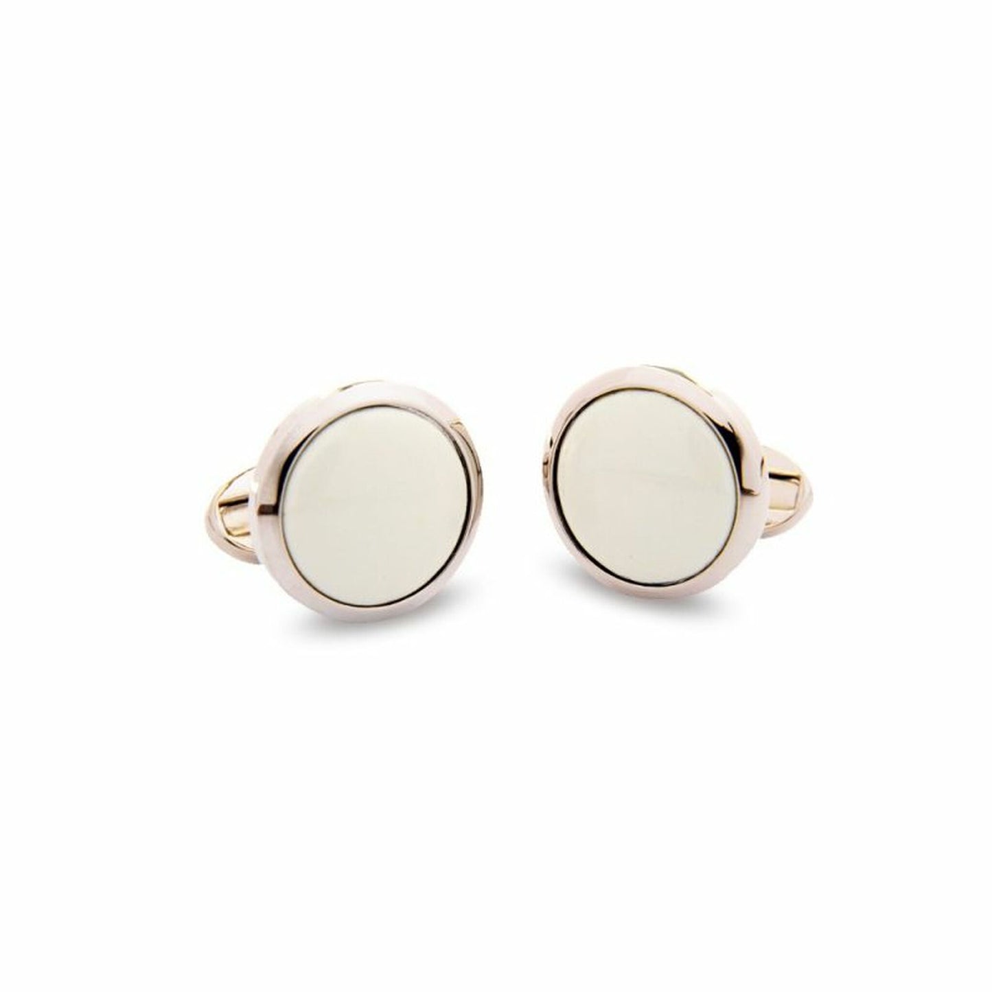 Halcyon Days Cufflinks | Custom Enamel Cufflinks | Gold and Silver