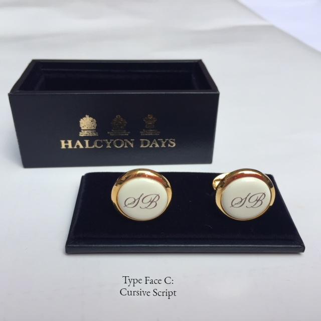 Halcyon Days Custom | Monogrammed Square Enamel Box