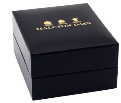 Halcyon Days Patriotic | US and UK Flag | A Very Special Relationship Enamel Box, Large | Bespoke