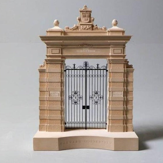Harvard University Architectural Sculpture | Custom Harvard Bookend Plaster Model | Extraordinary Quality and Detail | Made in England | Timothy Richards-Desk Accessory-Sterling-and-Burke