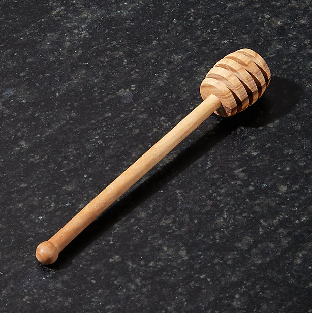 Honey Jar Pot Spoon | Olive Wood Honey Spoon | Bespoke Production | Engraved Message | Made in USA | STERLING &  Burke Corporate Gifting