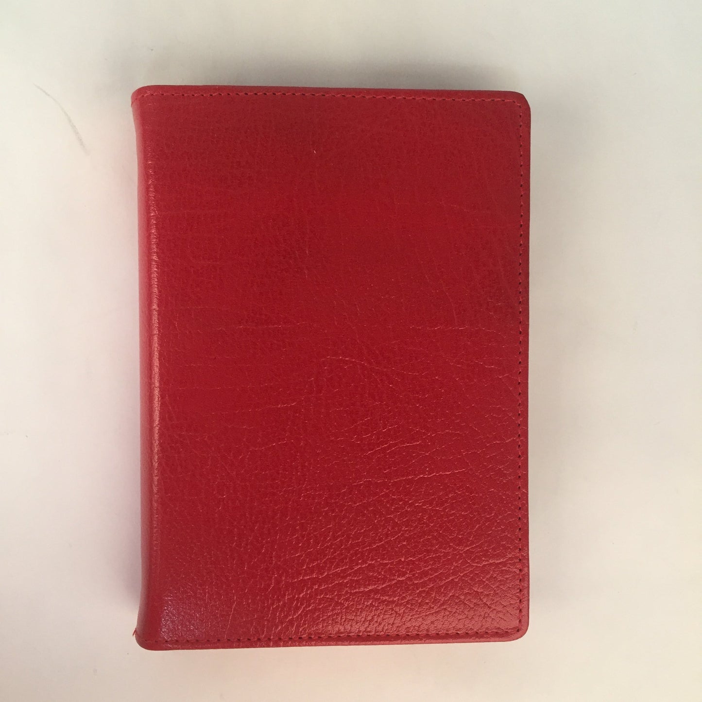 3 Ring Binder Address Book | Calf Leather | 6 by 3 Inches | Scarlet, Black, Brown, and Navy | Made in England | Charing Cross-Address Book-Sterling-and-Burke