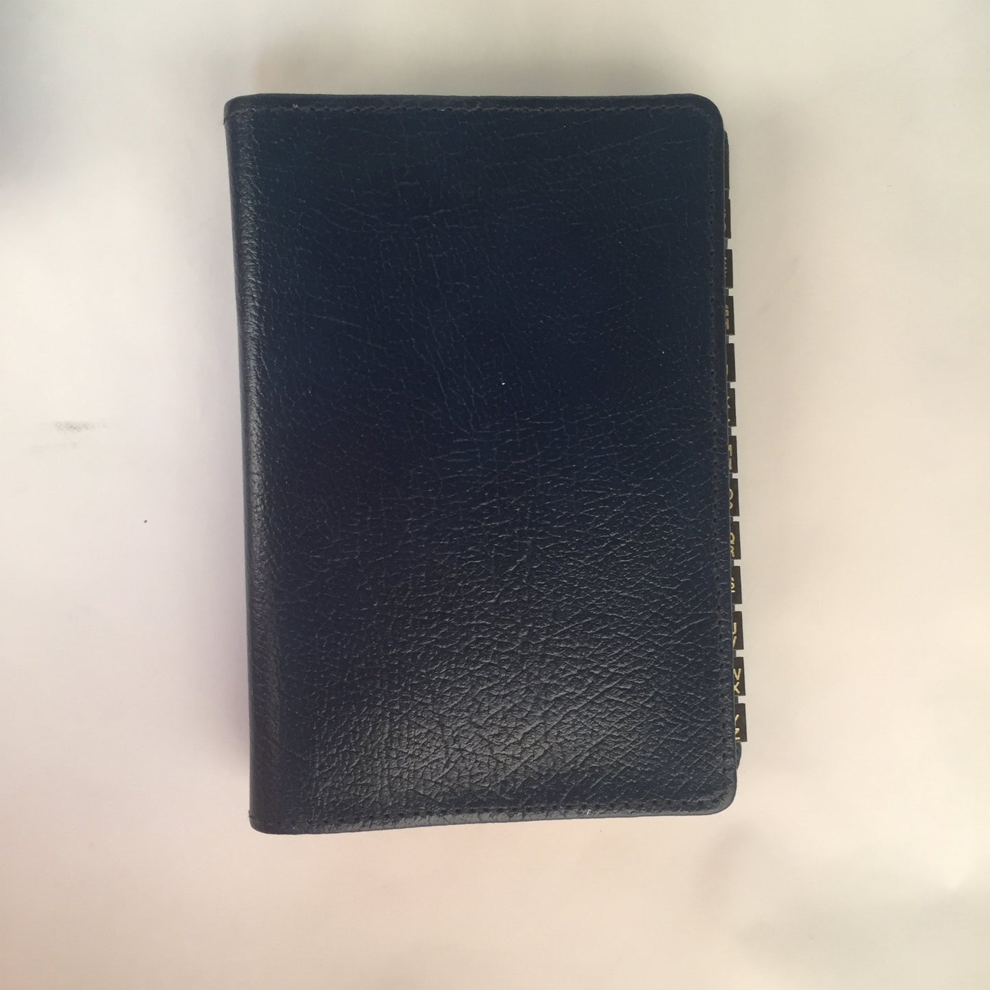 3 Ring Binder Address Book | Calf Leather | 6 by 3 Inches | Scarlet, Black, Brown, and Navy | Made in England | Charing Cross-Address Book-Sterling-and-Burke