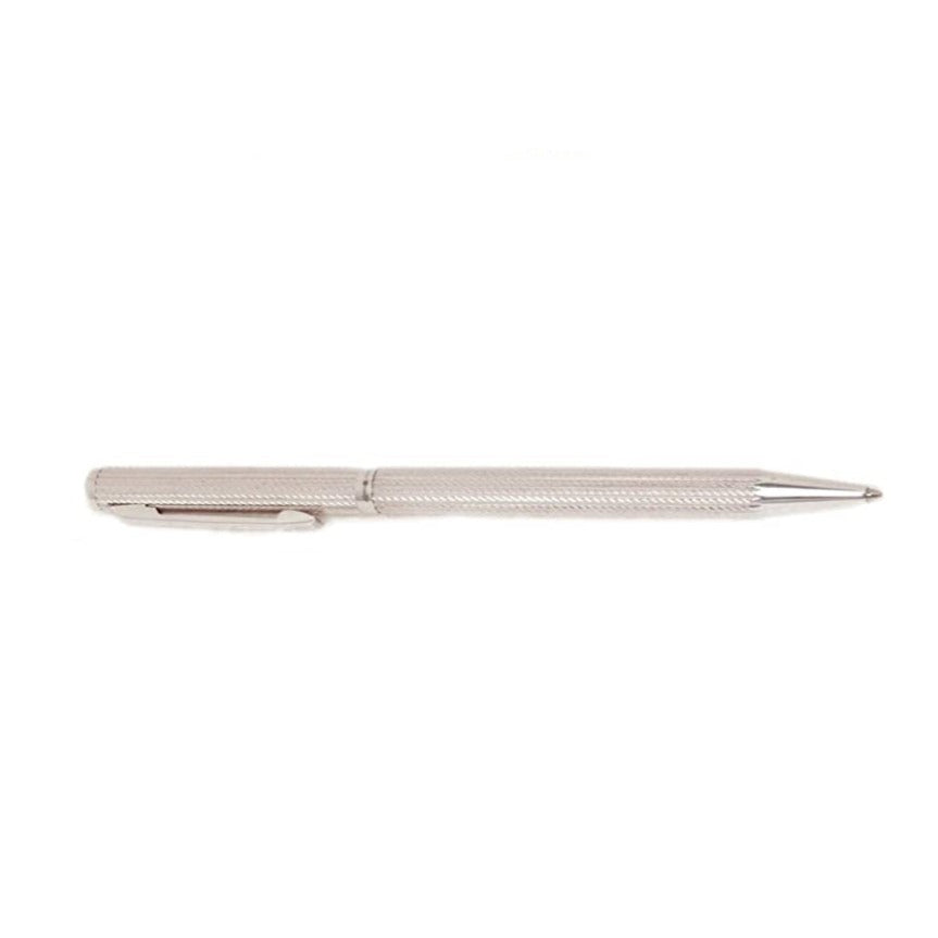 Sterling Silver Twist Ball Point Pen | The AIDNI | Made in India