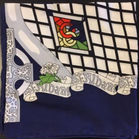 Custom Designed Silk Scarf | Finest Quality | Hand Rolled Edges | 14mm Pure Silk Twill | Washington, DC | Sterling and Burke Corporate-Sterling-and-Burke