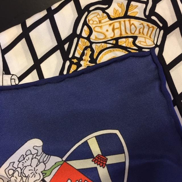 Custom Designed Silk Scarf | Finest Quality | Hand Rolled Edges | 14mm Pure Silk Twill | Washington, DC | Sterling and Burke Corporate-Sterling-and-Burke