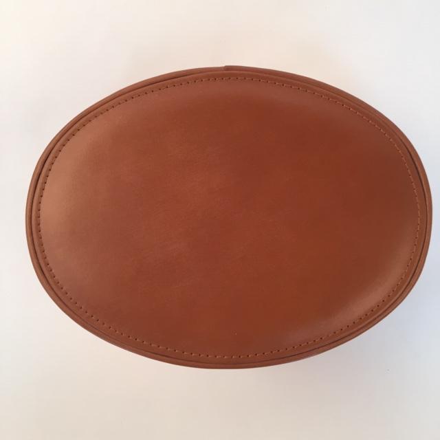 Large Oval Stud Box, Jewel Box, Watch Box | Finest Quality | Classic Bridle Hide Leather | Hand Made in England-Stud Box-Sterling-and-Burke