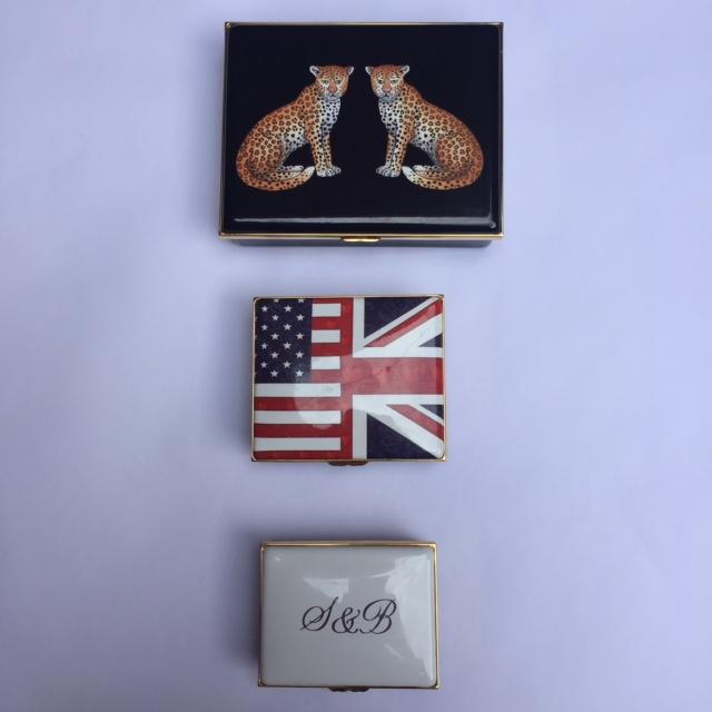 Halcyon Days Custom 3", 4" and 5" Enamel Box, Bespoke Order-Enamel Box-Sterling-and-Burke