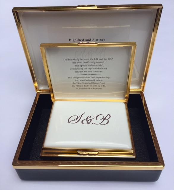 Halcyon Days Custom 3", 4" and 5" Enamel Box, Bespoke Order-Enamel Box-Sterling-and-Burke