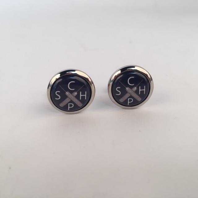 Halcyon Days Custom Enamel Cufflinks-Cufflinks-Sterling-and-Burke