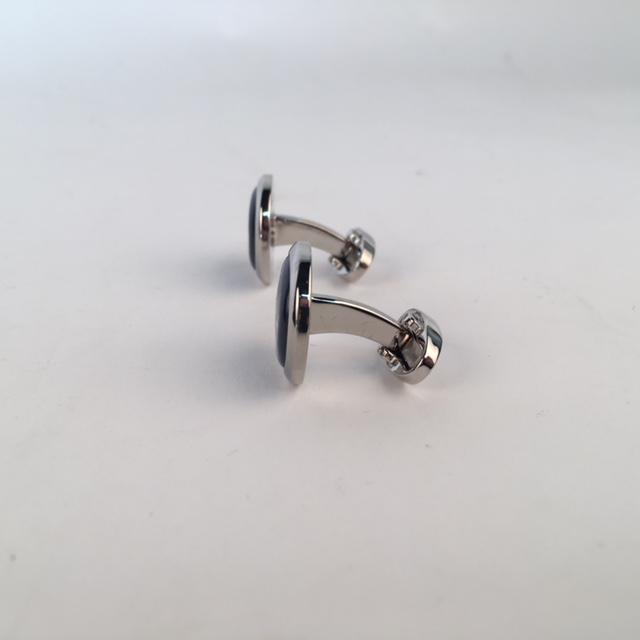 Halcyon Days Custom Enamel Cufflinks-Cufflinks-Sterling-and-Burke