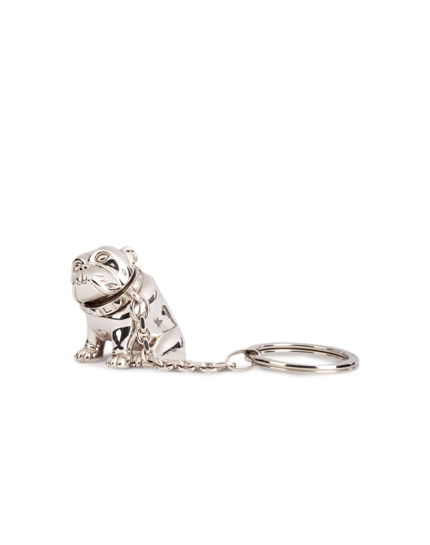 Dunhill Bulldog Key Fob in Palladium-Accessories-Sterling-and-Burke