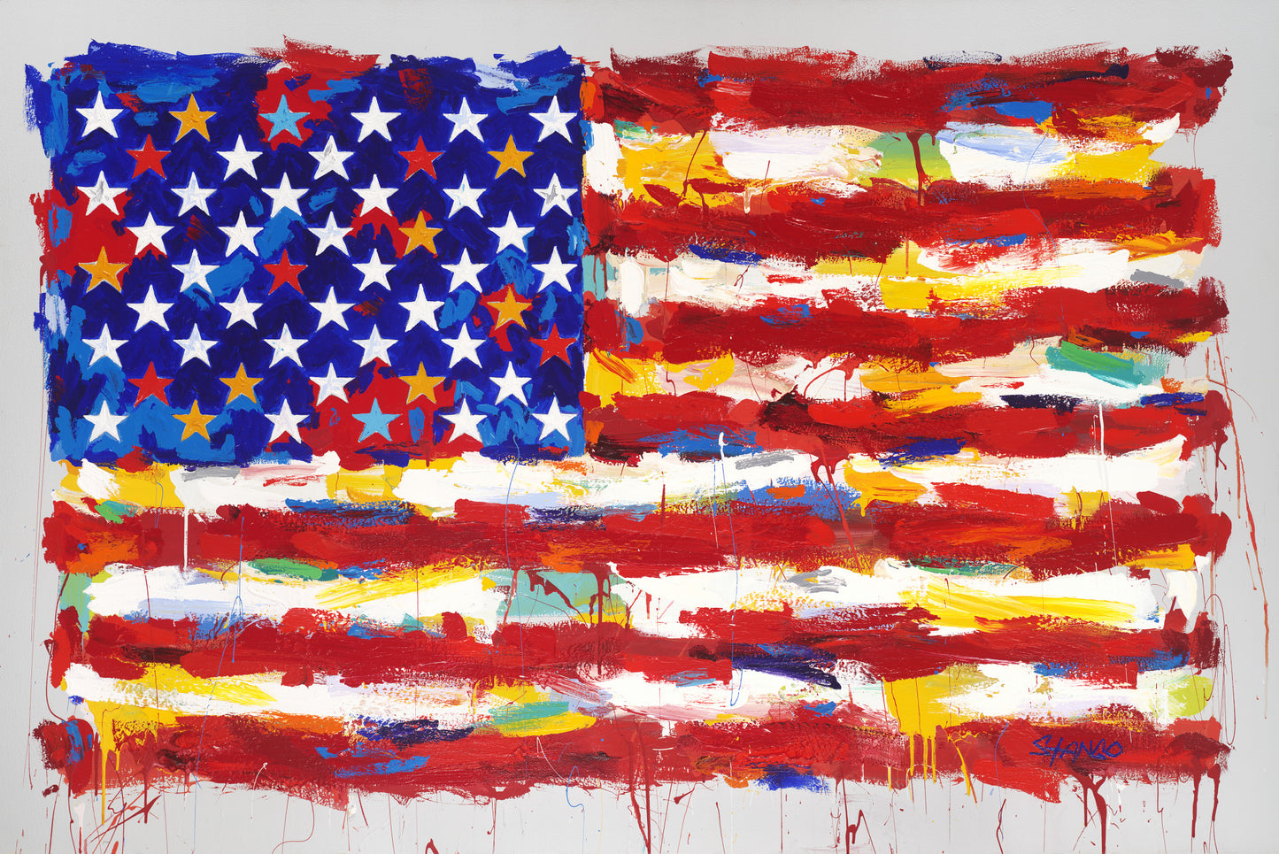 John Stango | American Flag II I Painting | USA Patriotic Artist