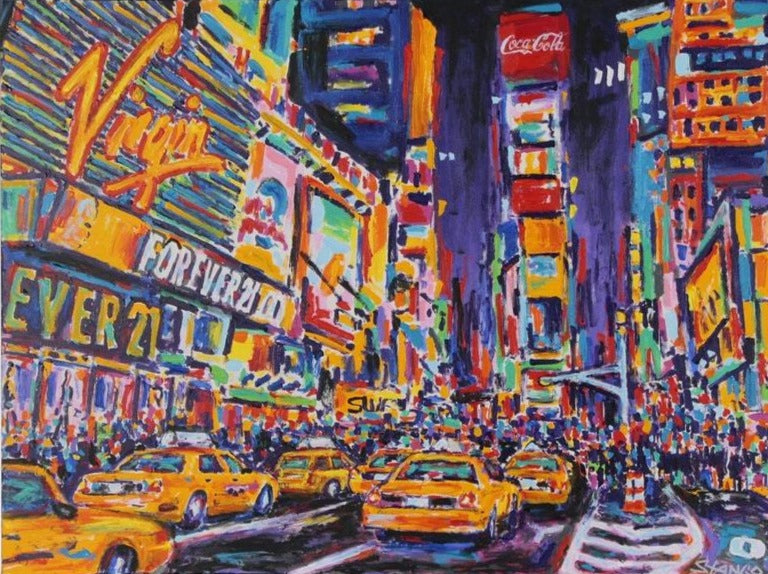 Painting by John Stango | Times Square, NYC | Gallery at Studio Burke, Washington, DC