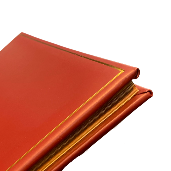 Joseph Gawler’s Sons | Funeral Service Guest Book | Small No.1 | Calf Leather with Full Name Engraved in Gold