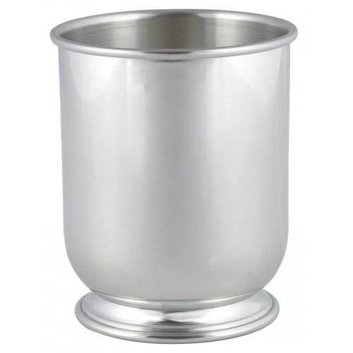 Julep Cup 2A | 3.75" High | 10 oz. | Pewter Julep Cup | Medium Round Pedestal Base | Made in USA | Club, Association, Christening Gift-Julep Cup-Sterling-and-Burke