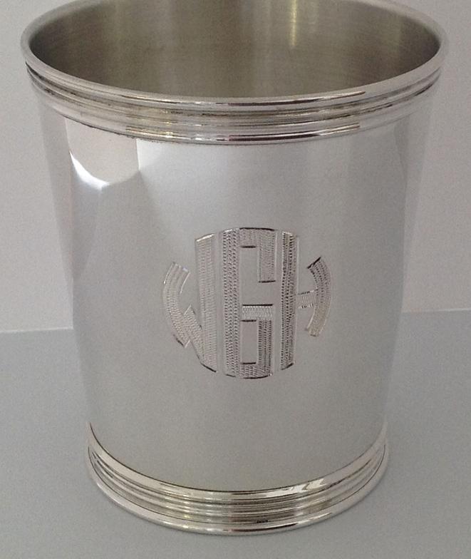 Julep Cup | Hand Engraving Samples | Garden and Gun | Julep Cup Collection | Dennis Meade-Julep Cup-Sterling-and-Burke