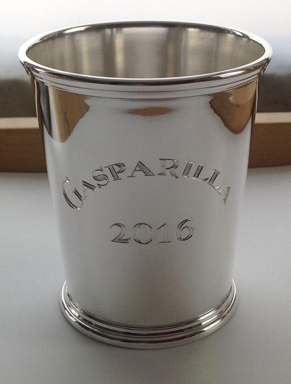 Julep Cup | Hand Engraving Samples | Garden and Gun | Julep Cup Collection | Dennis Meade-Julep Cup-Sterling-and-Burke