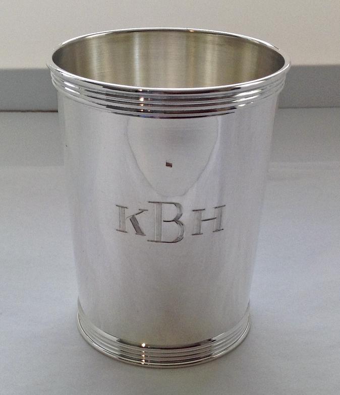 Julep Cup | Hand Engraving Samples | Garden and Gun | Julep Cup Collection | Dennis Meade-Julep Cup-Sterling-and-Burke