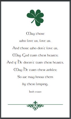 Bespoke Stationery | Kevin Cirilli | Irish Prayer | Off Set Printing