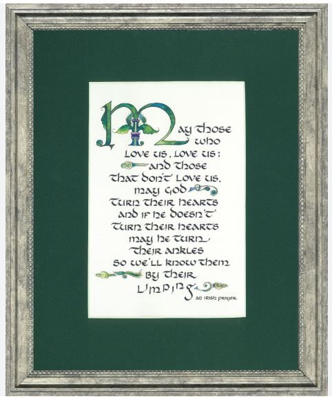 Bespoke Stationery | Kevin Cirilli | Irish Prayer | Off Set Printing