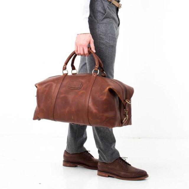 Twain Leather Duffle, 22 Inch-Duffle-Sterling-and-Burke