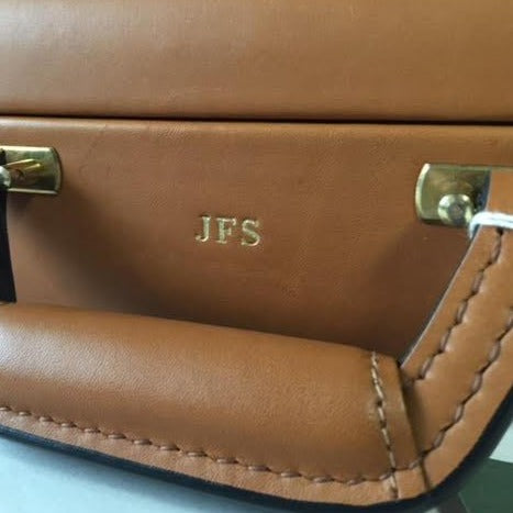 Attache Case | American Belting Leather | Monroe Classic | 4 Inch Leather Attache Brief Case | Monogram with Initials | Korchmar | Tan or Black-Attache-Sterling-and-Burke