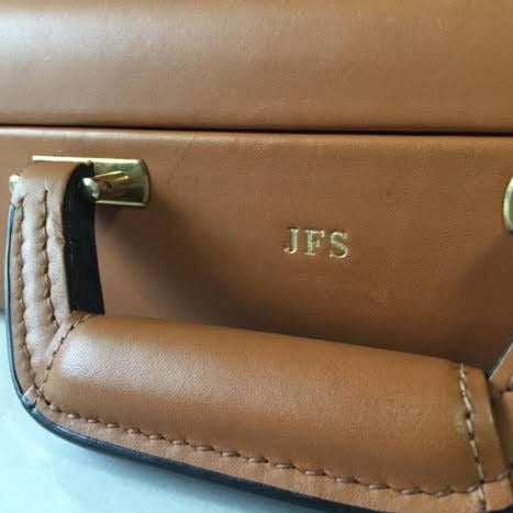 Attache Case | American Belting Leather | Monroe Classic | 4 Inch Leather Attache Brief Case | Monogram with Initials | Korchmar | Tan or Black-Attache-Sterling-and-Burke