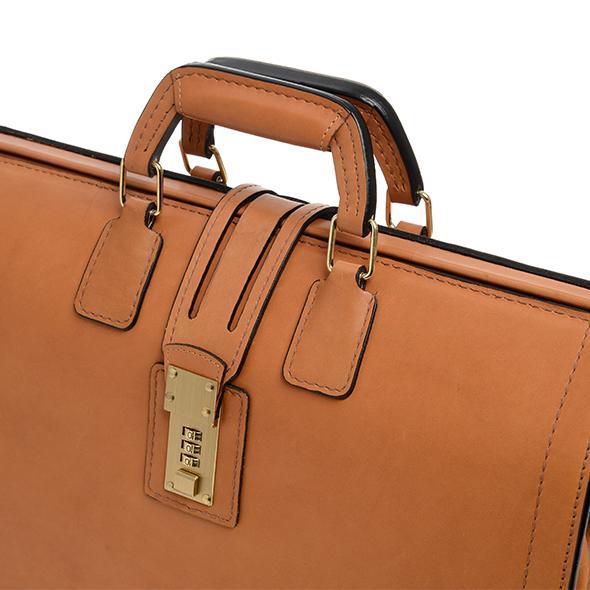 Churchill Briefcase | Classic Top Frame Leather | Korchmar Lawyers Briefcase-Briefcase-Sterling-and-Burke