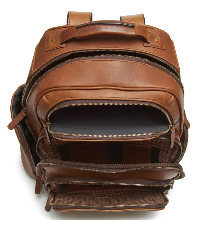 Mason Espresso Brown Leather Leather Backpack | Espresso Brown Leather Backpack | Korchmar | Z1254ES