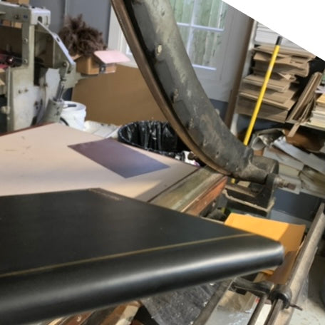 Custom Guest Book | Brown Goatskin | Marbled Endpapers | Raised Bands on Spine | Gold Gilt Edges | 7 by 9 Inches | Guests with Lines Inside | Personalized