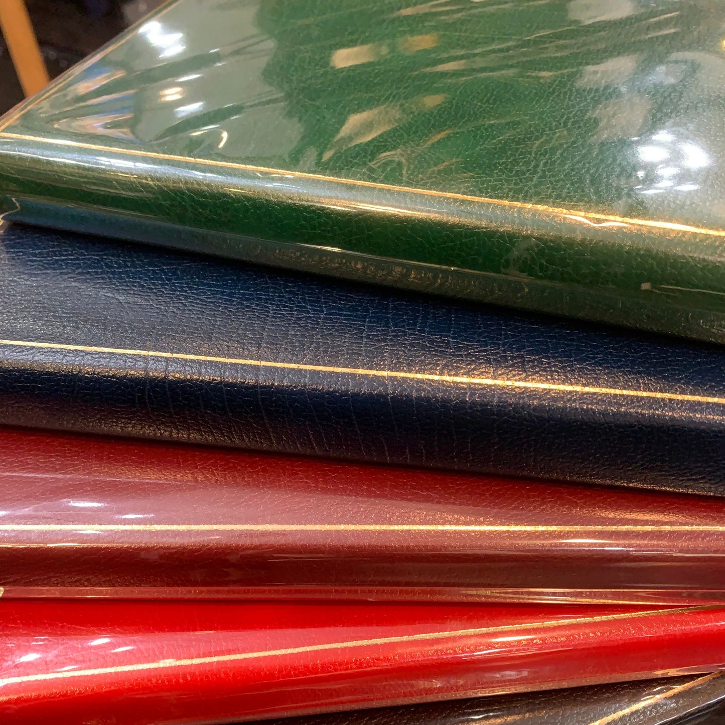 Leather Notebook / Guest Book, 9" x 7" | Vertical | Blank Pages | Buffalo Calf | Charing Cross