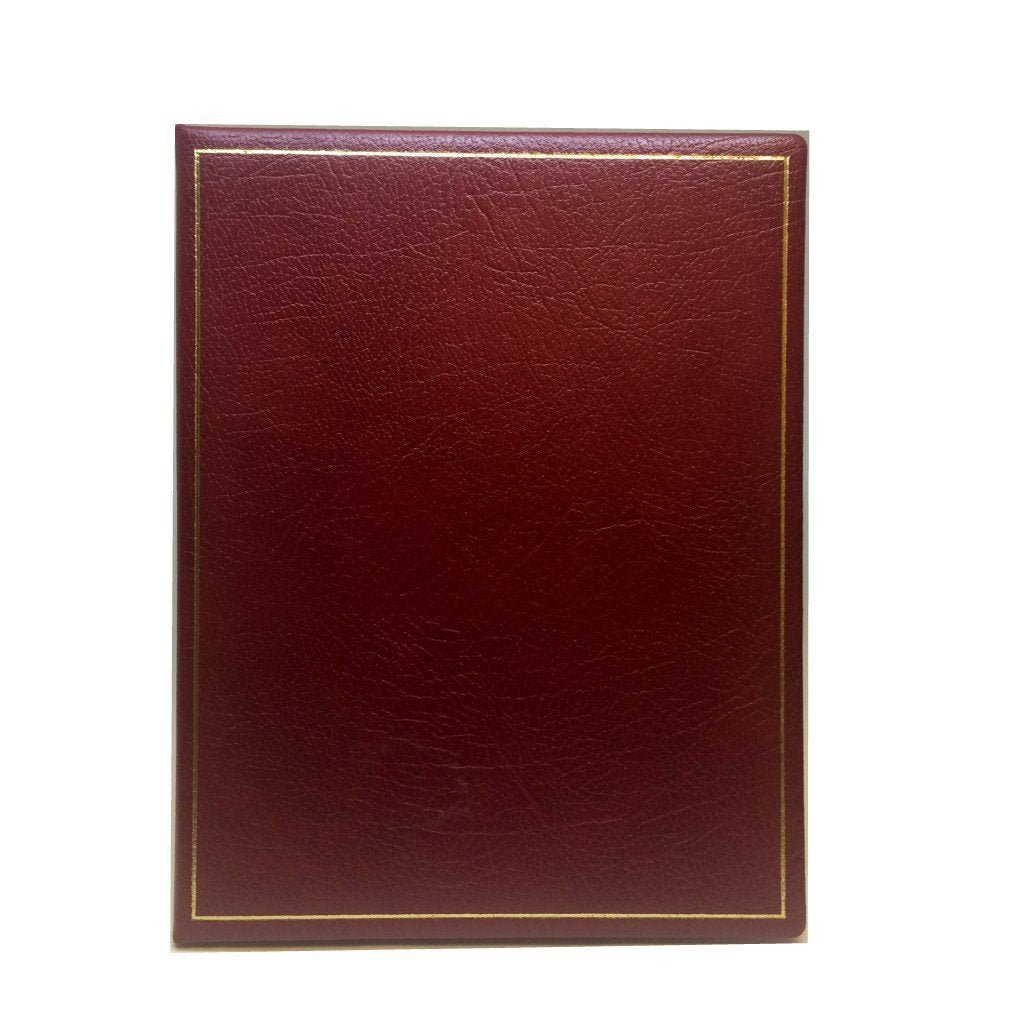 Personalized Guest Book / Notebook / Memory Book | Superior Quality | Classic Luxury | 9 by 7 Inches | Blank Pages | Charing Cross-Notebooks-Sterling-and-Burke
