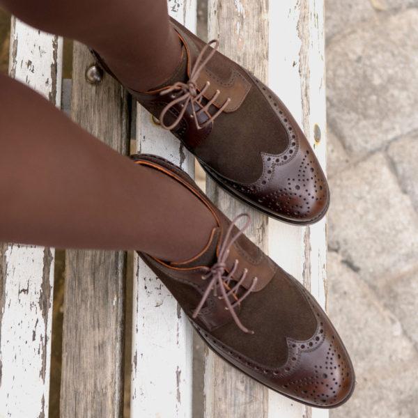 Custom Wingtip Shoes | MTO | Handcrafted in Spain | Highest Quality | Sterling and Burke-Bespoke Shoes-Sterling-and-Burke