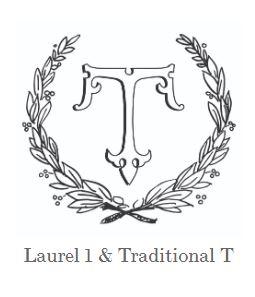 Bespoke Monogram Samples | Custom Lettering Victorian Monograms | Hand Engraved Stationery and Invitations | Elegant Monogram Examples-Stationery-Sterling-and-Burke