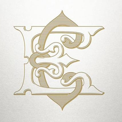 Bespoke Monogram Samples | Custom Victorian Monograms | Hand Engraved Stationery and Invitations | Elegant Monogram Examples-Stationery-Sterling-and-Burke