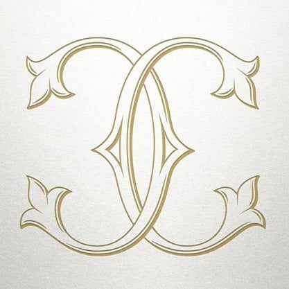 Bespoke Monogram Samples | Custom Victorian Monograms | Hand Engraved Stationery and Invitations | Elegant Monogram Examples-Stationery-Sterling-and-Burke
