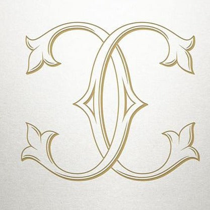 Bespoke Monogram Samples | Custom Victorian Monograms | Hand Engraved Stationery and Invitations | Elegant Monogram Examples-Stationery-Sterling-and-Burke