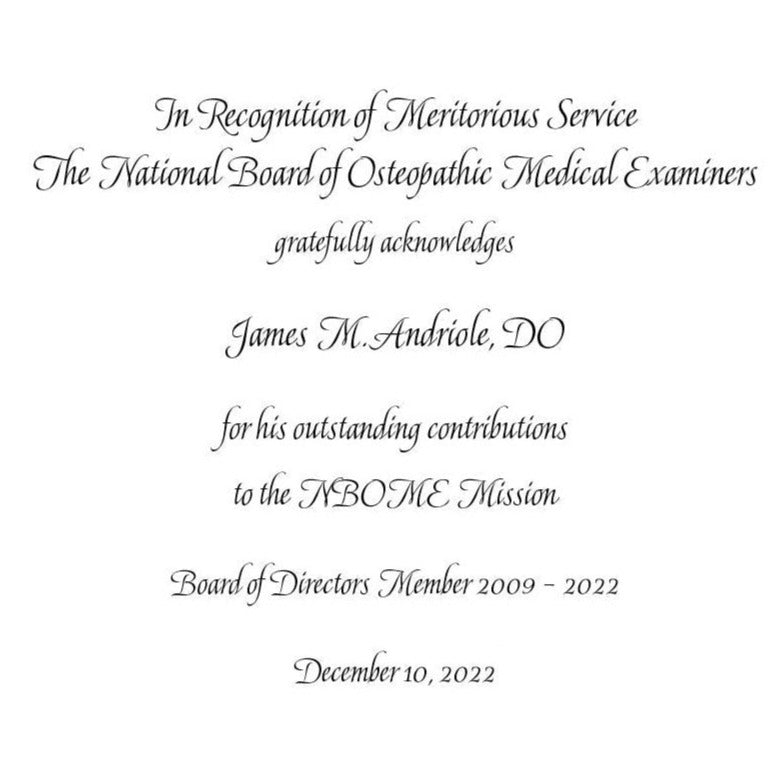 December 2022 | Bespoke Awards for NBOME | PROOFS & FINAL