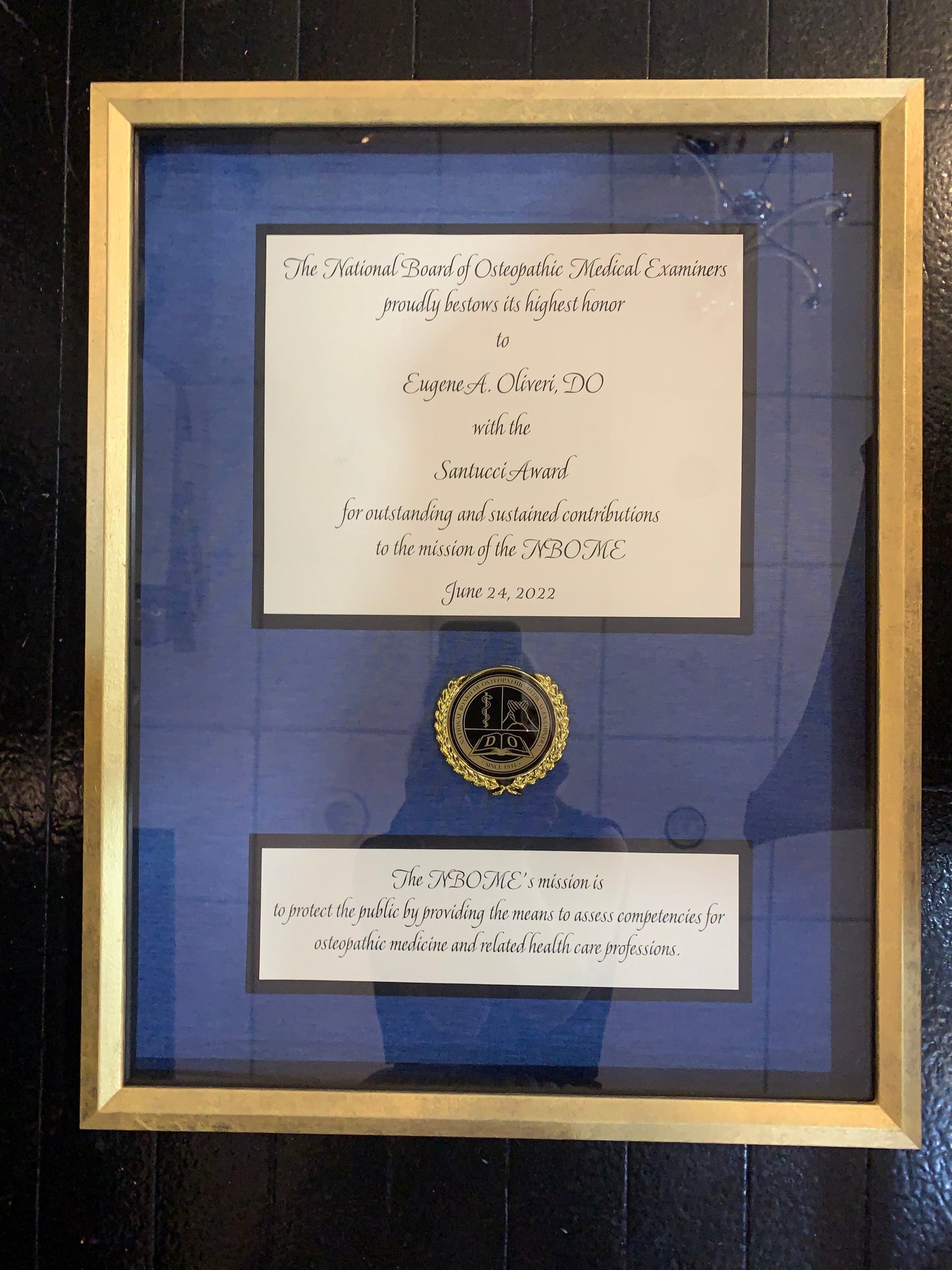 Bespoke Awards for NBOME | 24 June 2022 | Santucci and Thornburg Awards