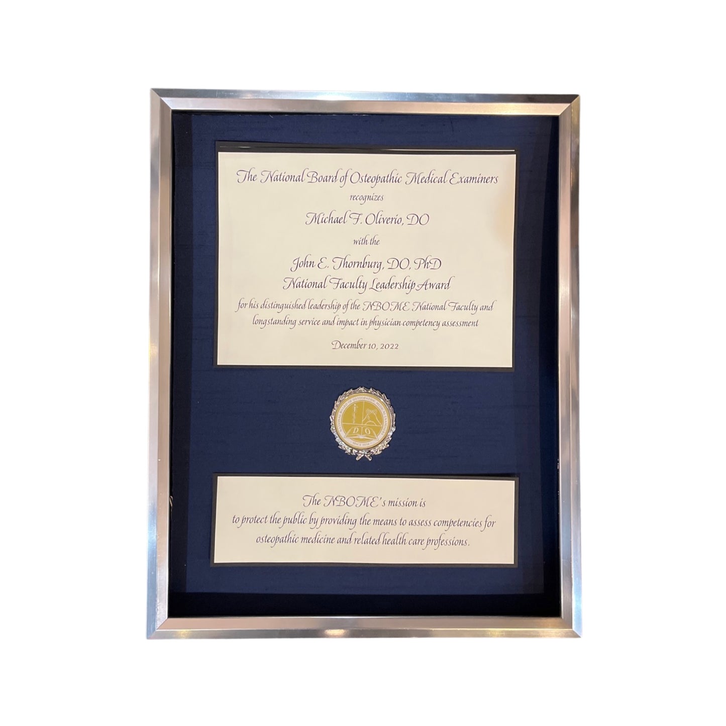 December 2022 | Bespoke Awards for NBOME | PROOFS & FINAL