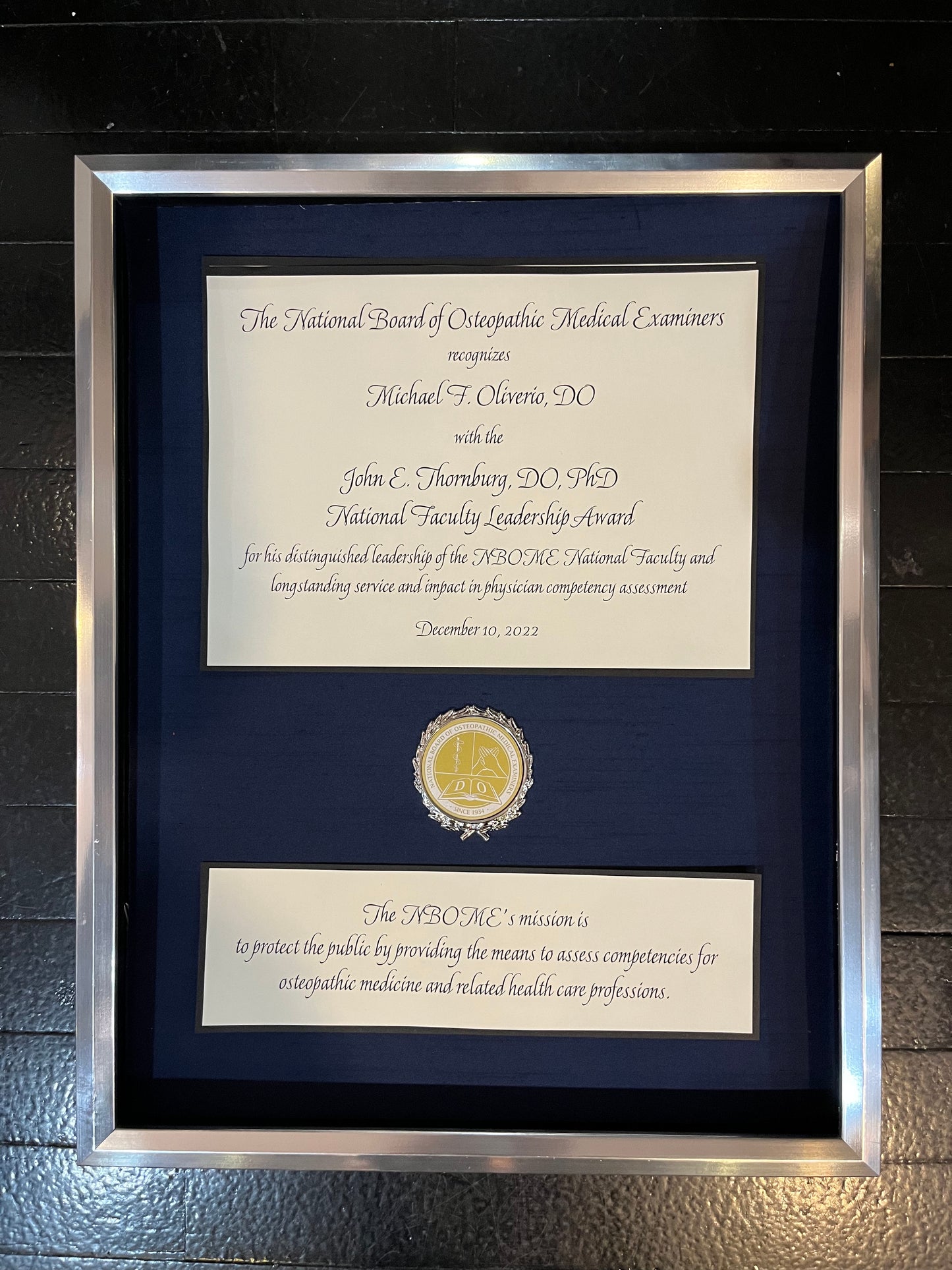 December 2022 | Bespoke Awards for NBOME | PROOFS & FINAL