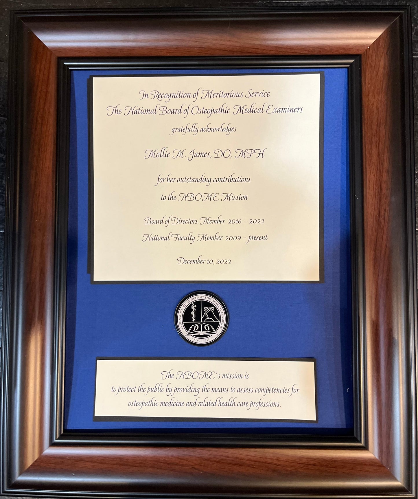 December 2022 | Bespoke Awards for NBOME | PROOFS & FINAL