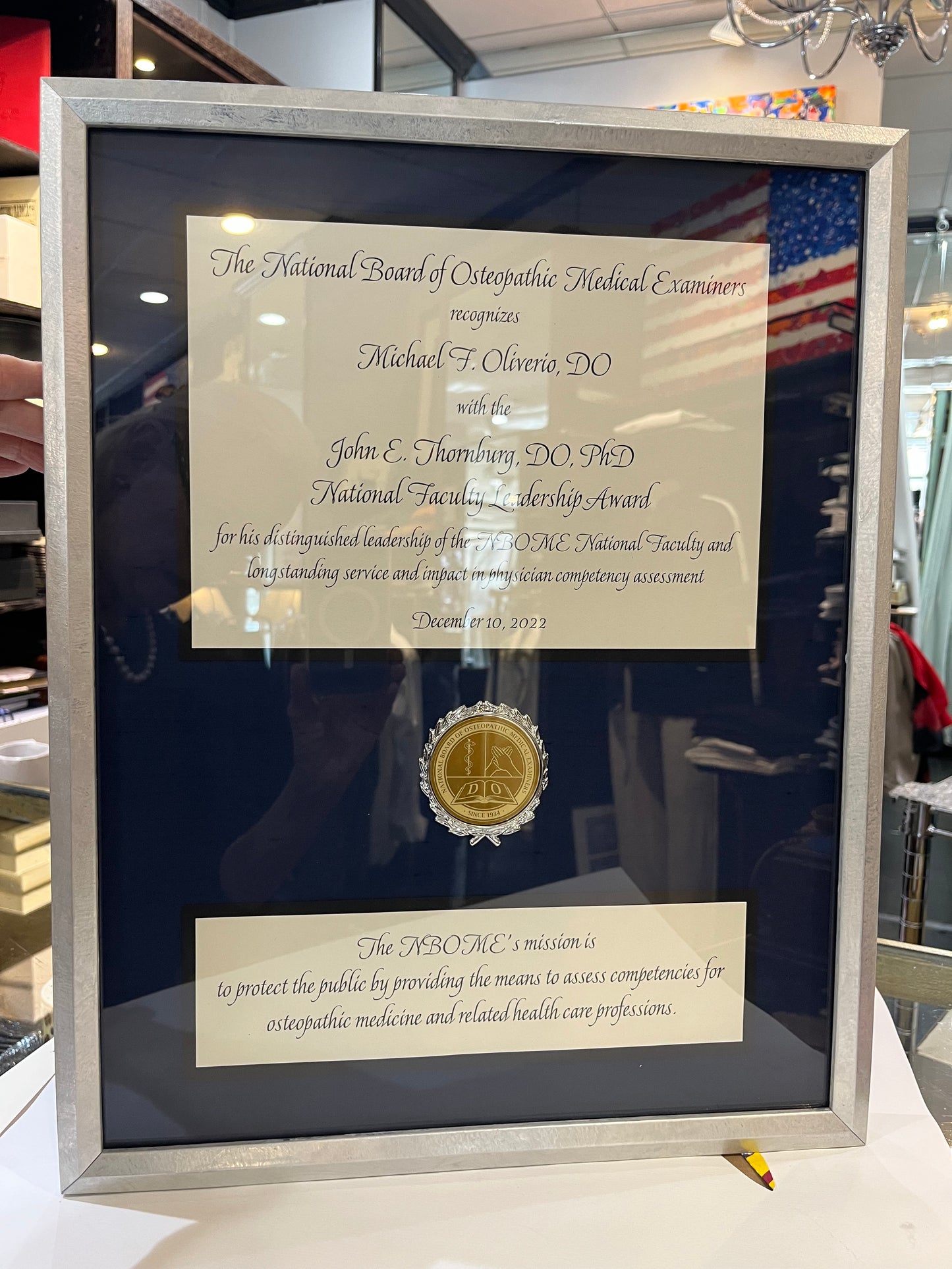 February 2023 | Replacement Award for NBOME | THORNBERG | Packaging & Delivery
