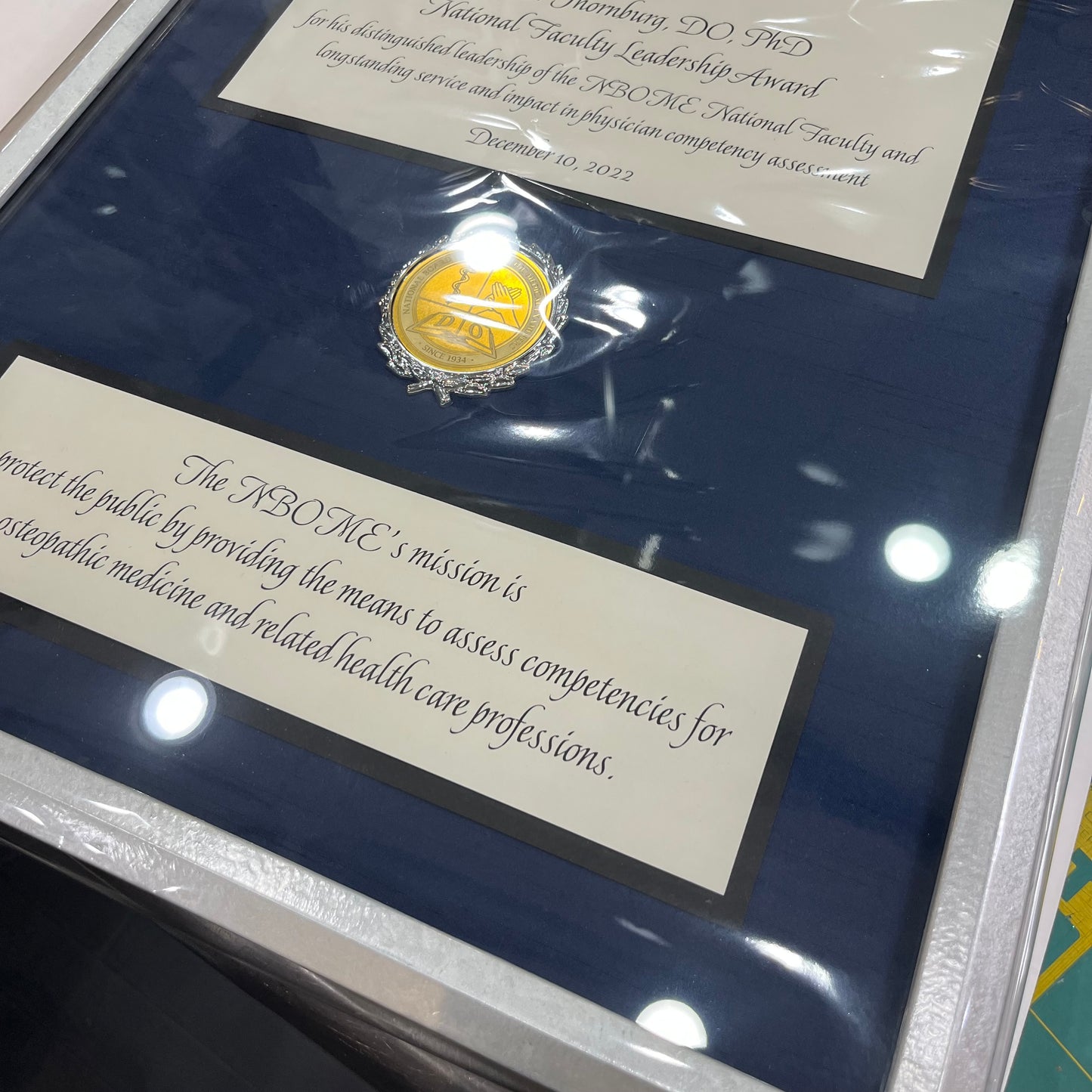 February 2023 | Replacement Award for NBOME | THORNBERG | Packaging & Delivery