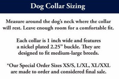 Needlepoint Dog Collar | Custom Size | USA Flag Collection | Patriotic US Flag Needlepoint Dog Collar