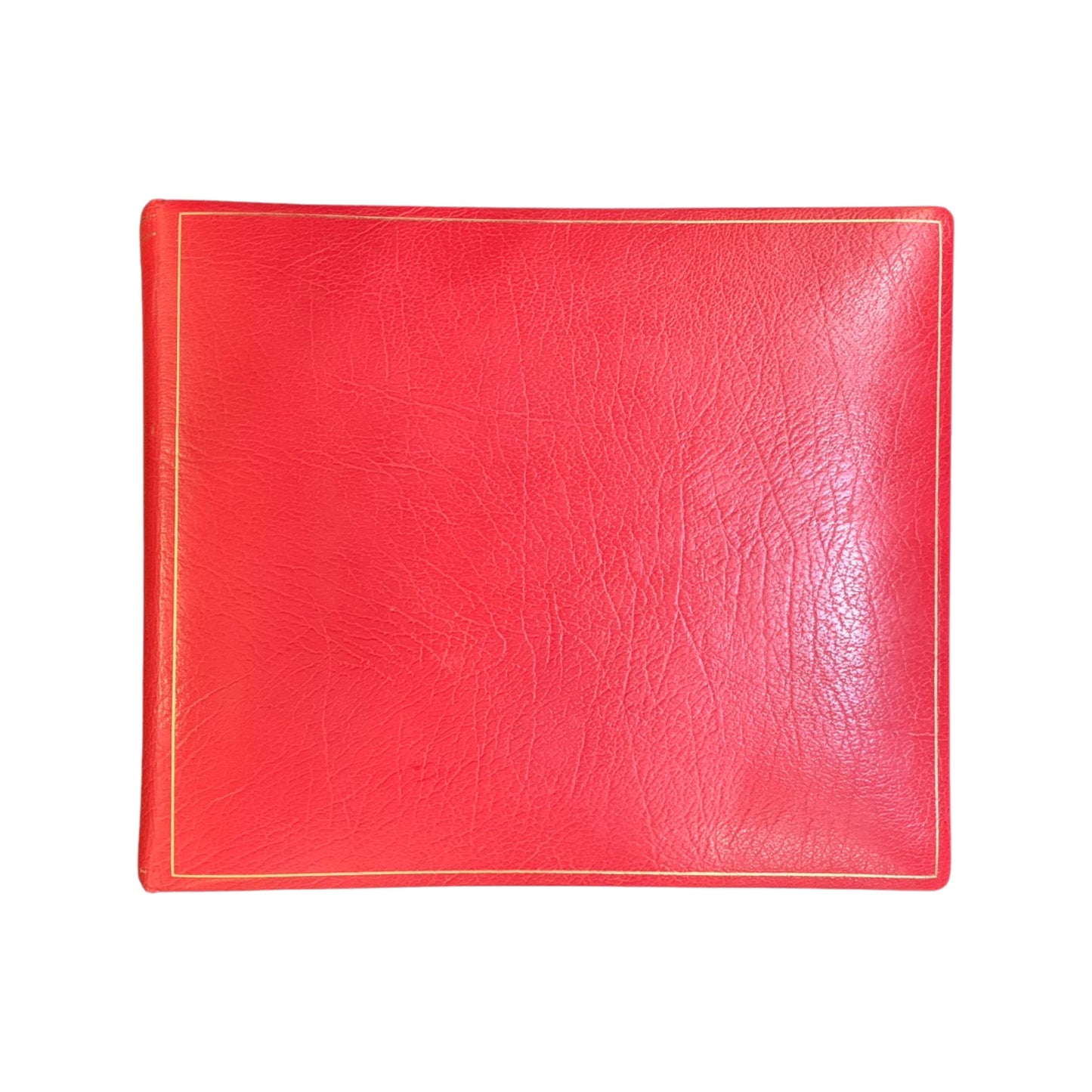 Leatherbound Photo Album | Embossed Calf Leather | Thick Pages | 10" x 12" | Horizontal | No.PA3A